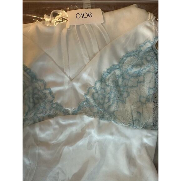 Secret Treasures Lacey Sheer Cami Slip Dress Womens Sz M Fairycore Coquette 90s - Picture 5 of 5